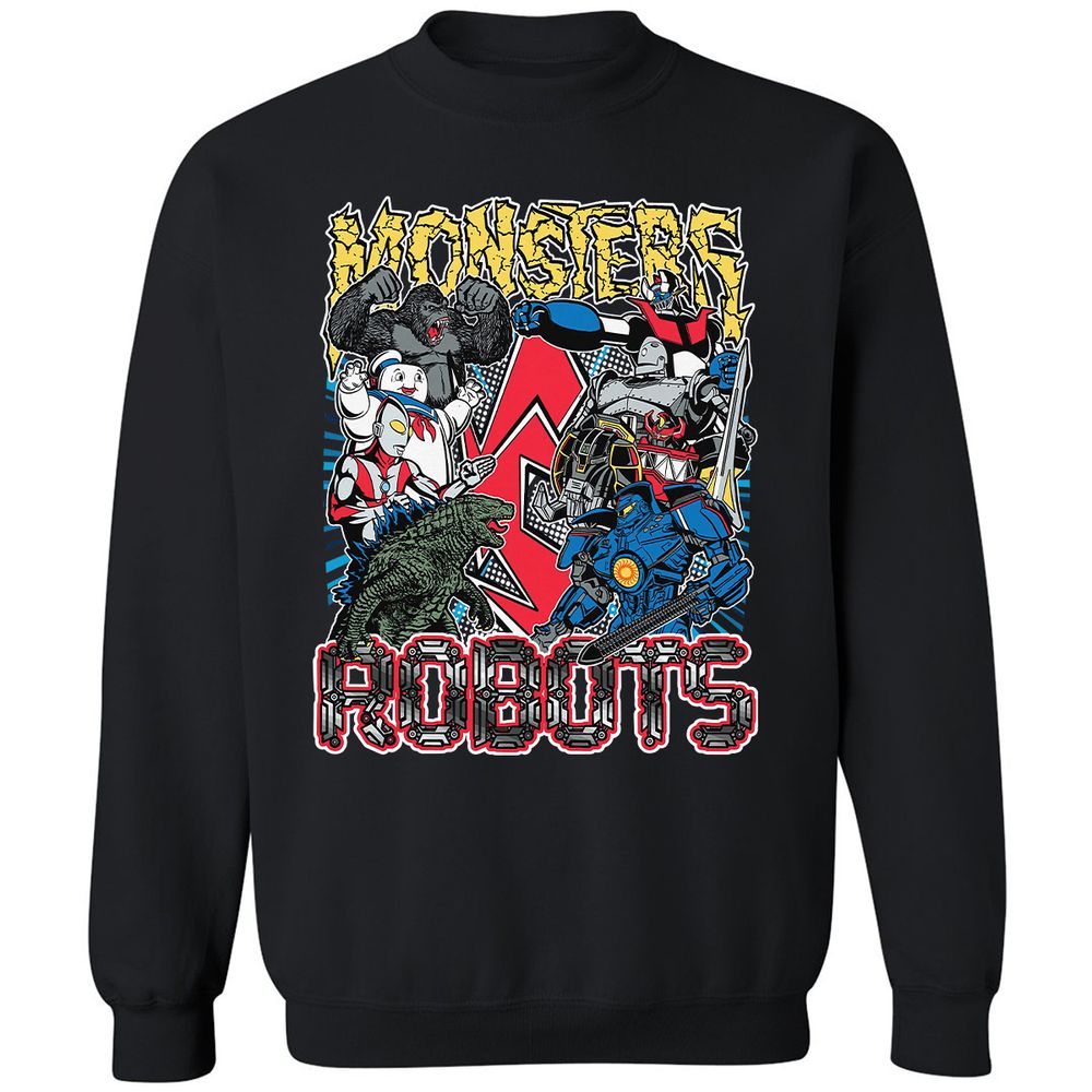 Classic Unisex Sweatshirt - SZ3S5JJQ - Black - 1