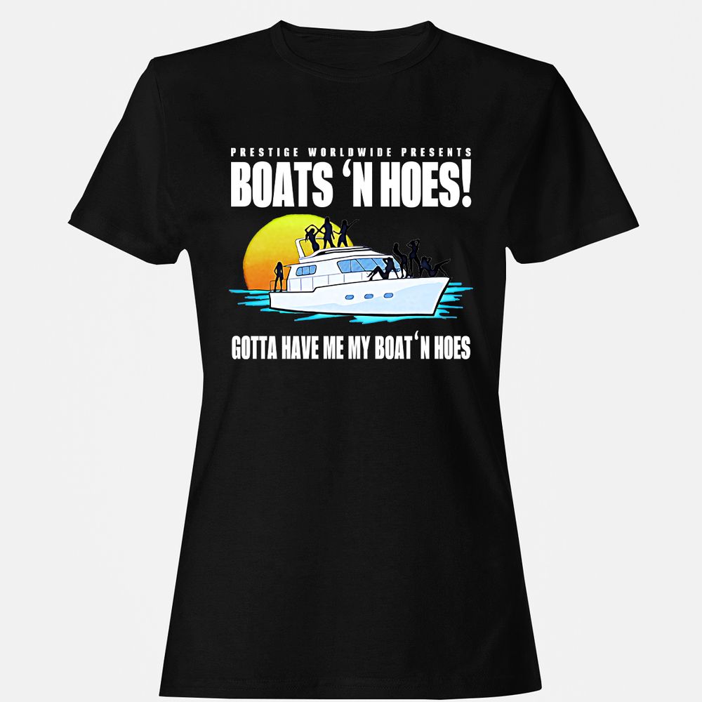 Women's T-Shirt - RPQPWHGY - Black - 1