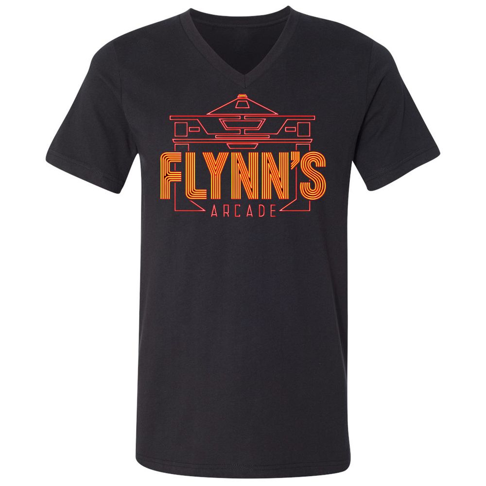 Unisex V-Neck T-Shirt - HP5KPPRW - Black - 1