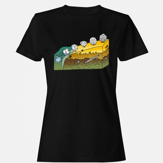 Women's T-Shirt - A1AQYJ8U - Black - 1