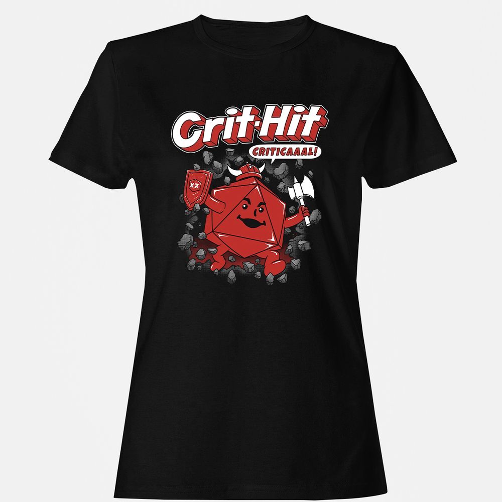 Women's T-Shirt - PLHYRL2Q - Black - 1