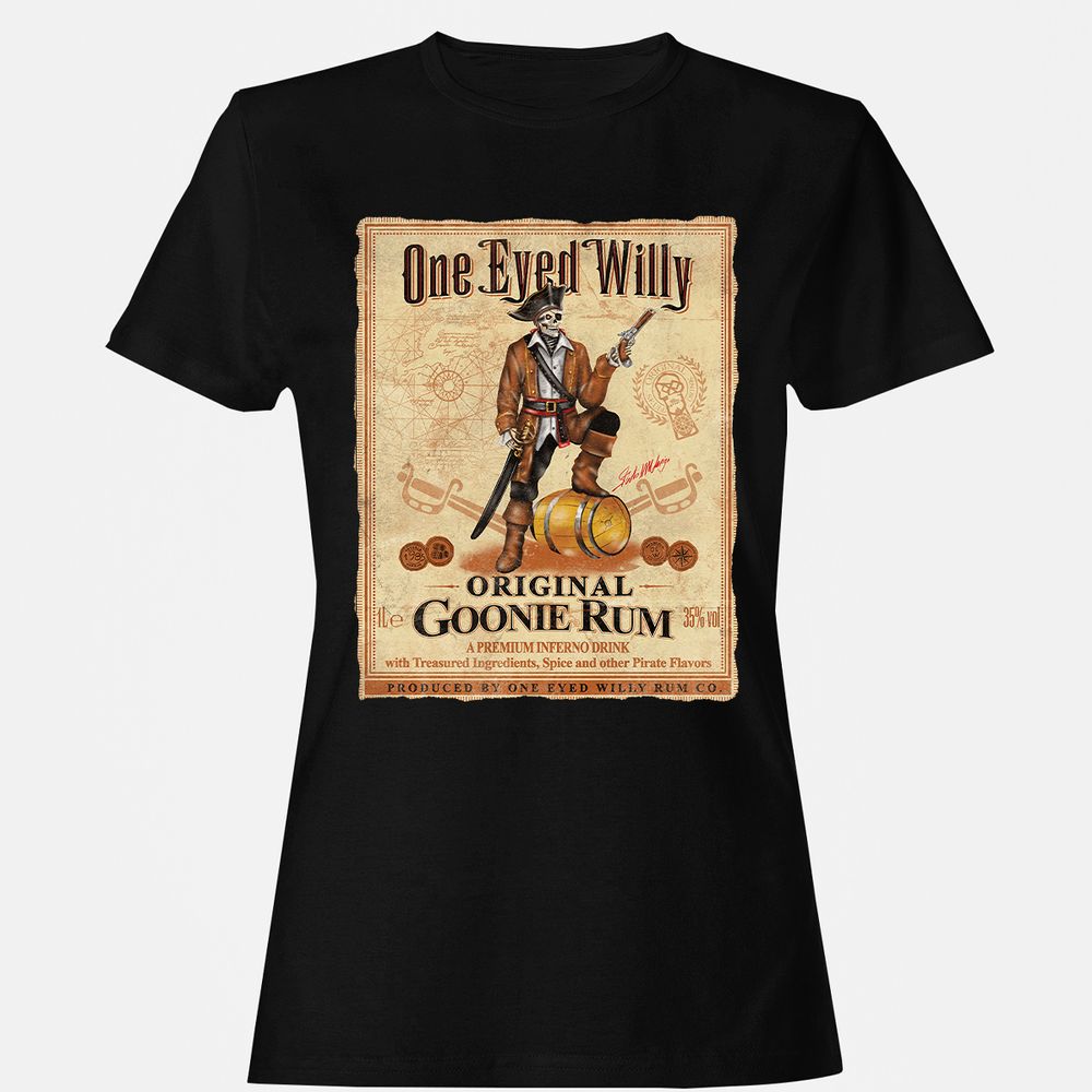 Women's T-Shirt - YU71QHVZ - Black - 1