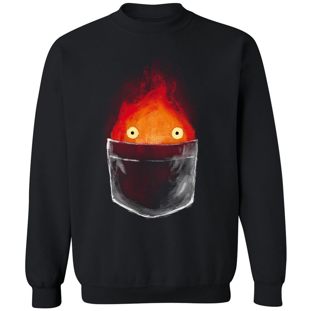 Classic Unisex Sweatshirt - T1C9KGK7 - Black - 1