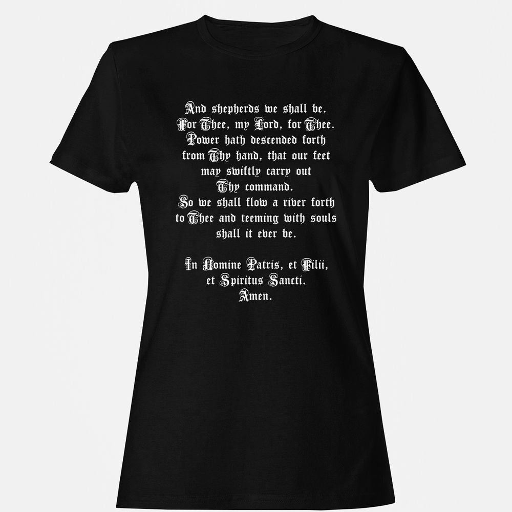 Women's T-Shirt - P5QCGV3U - Black - 1