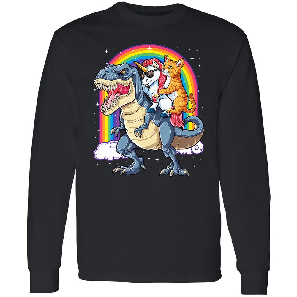 Long Sleeve T-Shirt - 2PU4YCMT - Black - 1