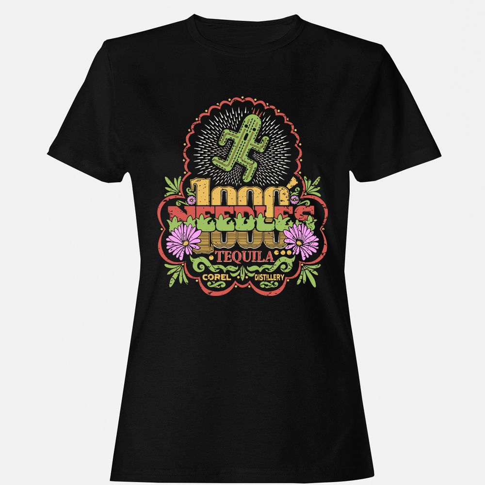 Women's T-Shirt - 48NHVQ6V - Black - 1