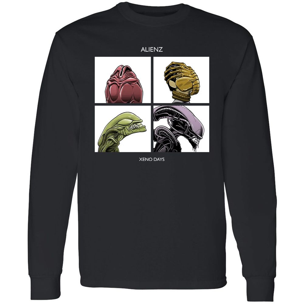 Long Sleeve T-Shirt - XR4PUGSB - Black - 1