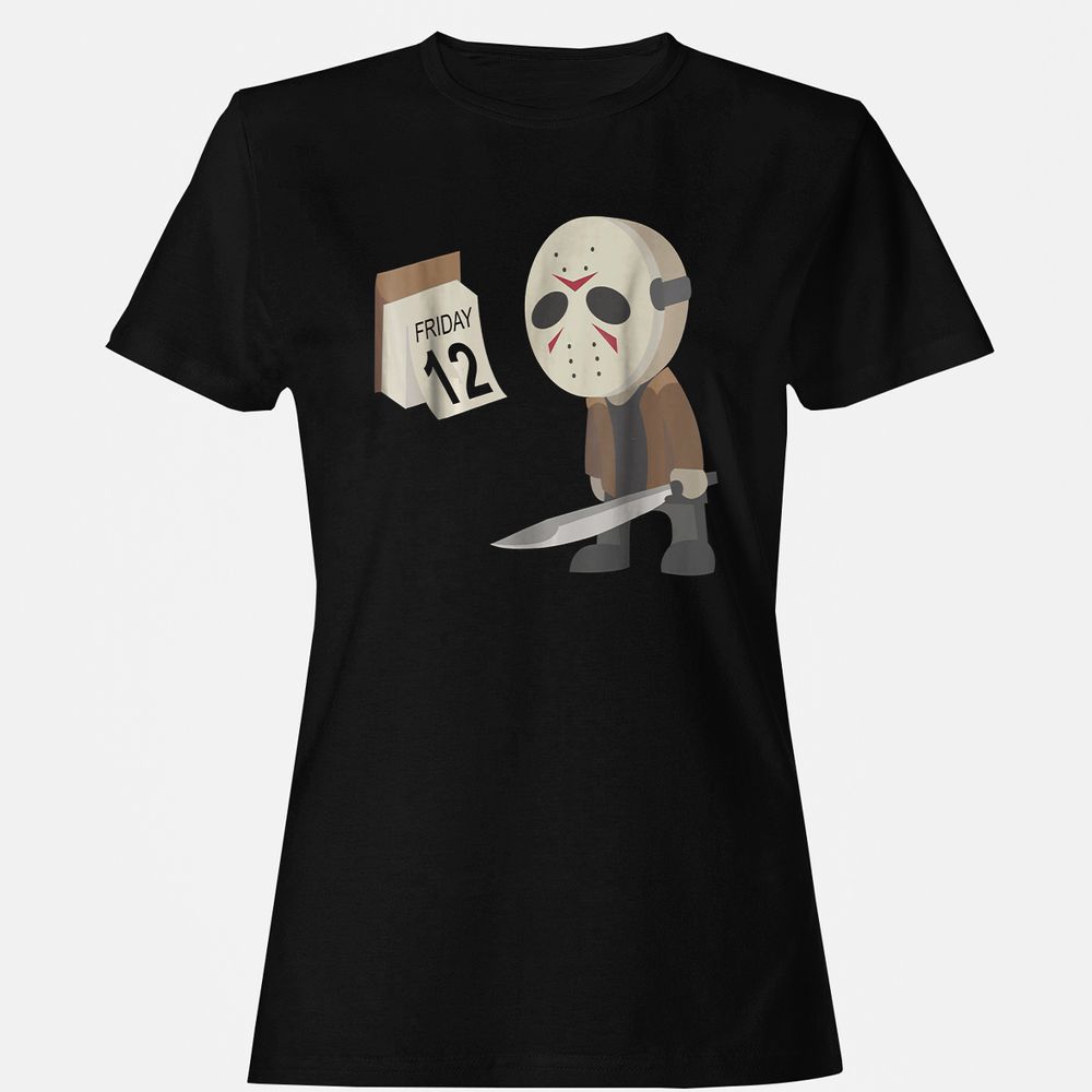 Women's T-Shirt - 7AC2E318 - Black - 1