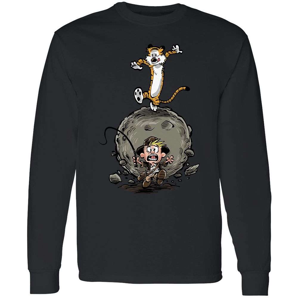 Long Sleeve T-Shirt - 97635JYA - Black - 1