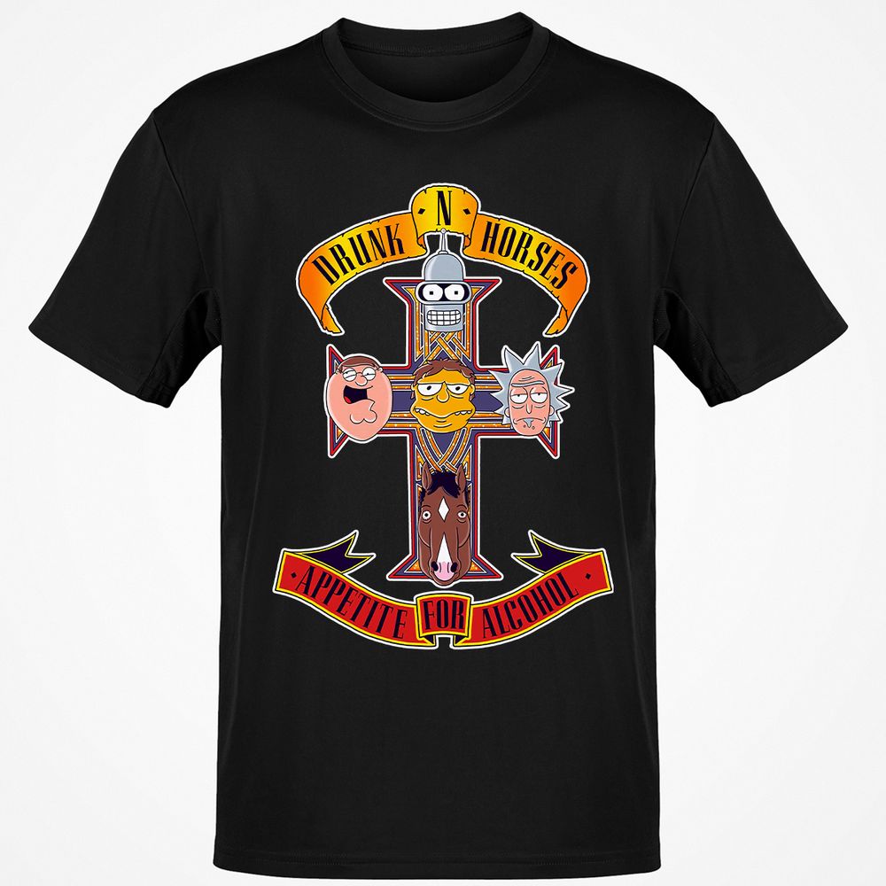 Classic Unisex T-Shirt - L41B8X7T - Black - 1