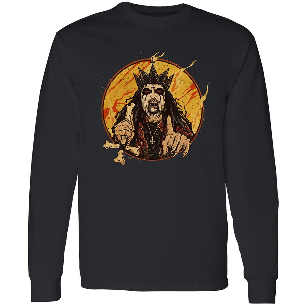 Long Sleeve T-Shirt - GGP1SCNP - Black - 1