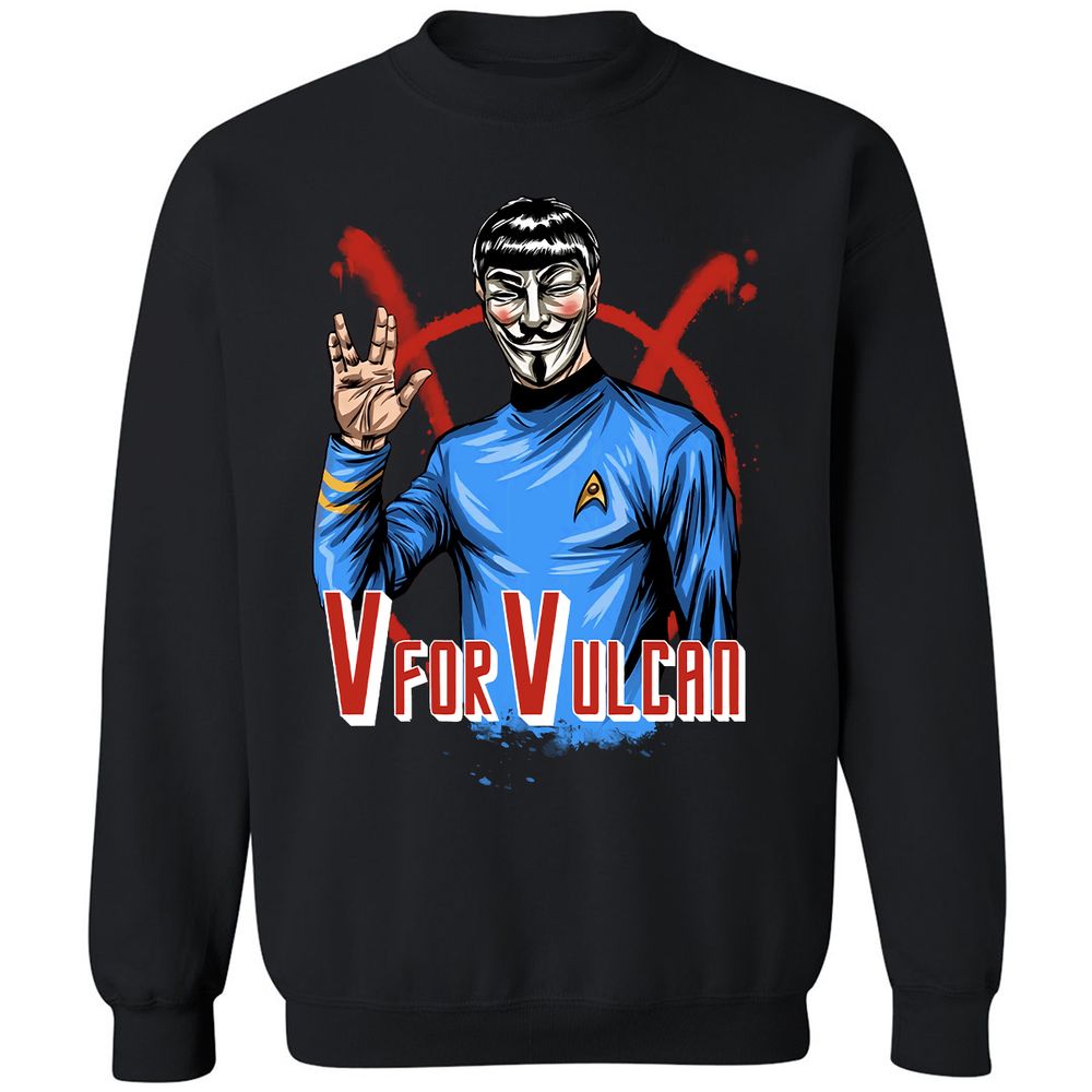 Classic Unisex Sweatshirt - VYSTSRLR - Black - 1