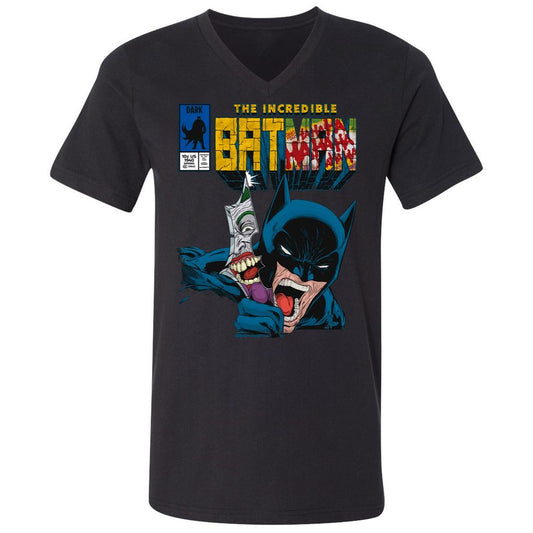 Unisex V-Neck T-Shirt - NMPTYSAM - Black - 1