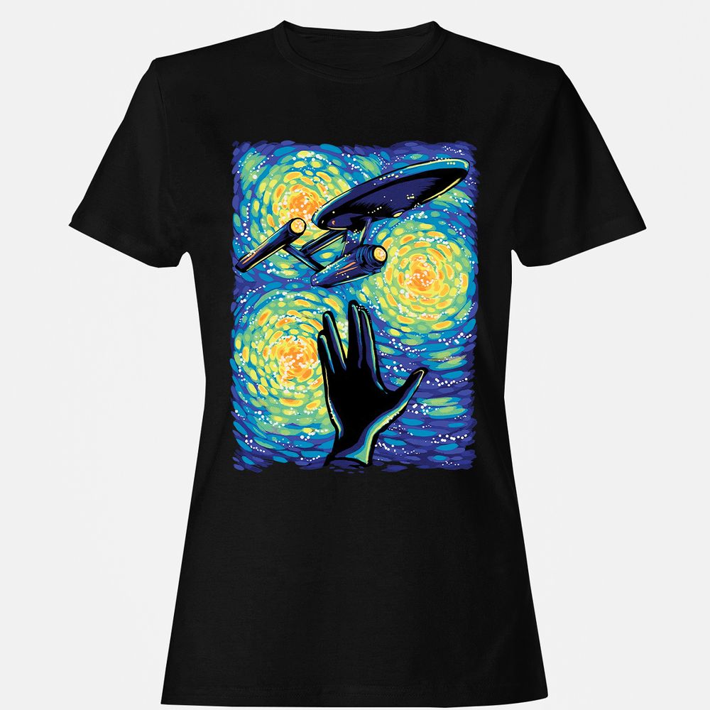 Women's T-Shirt - 8UNJM1QY - Black - 1