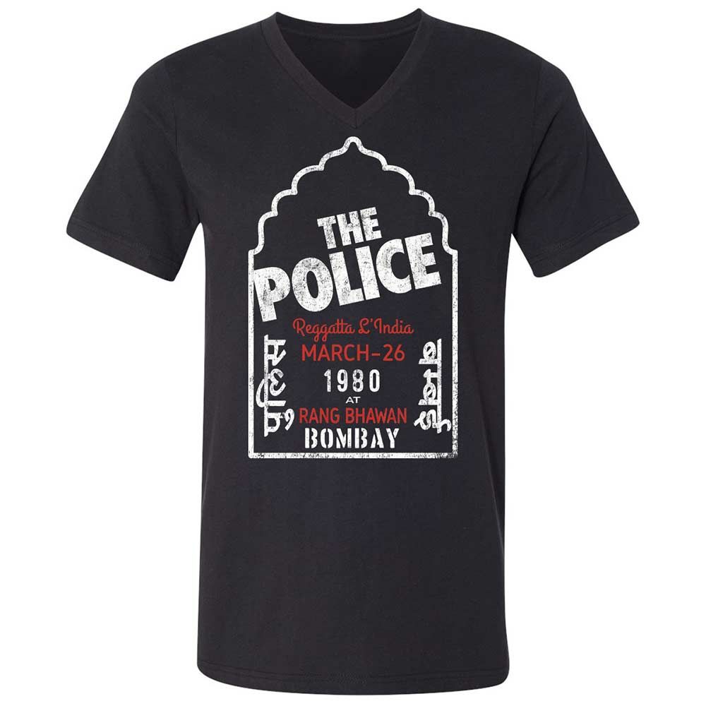 Unisex V-Neck T-Shirt - X9VRX3AS - Black - 1