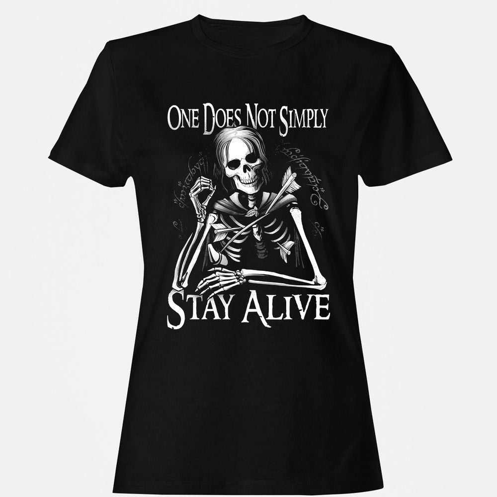 Women's T-Shirt - 6RQHEQR6 - Black - 1