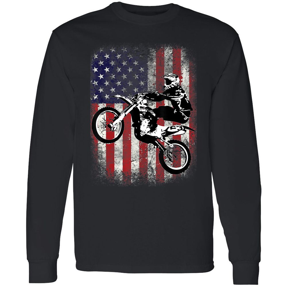 Long Sleeve T-Shirt - CQQT68G8 - Black - 1