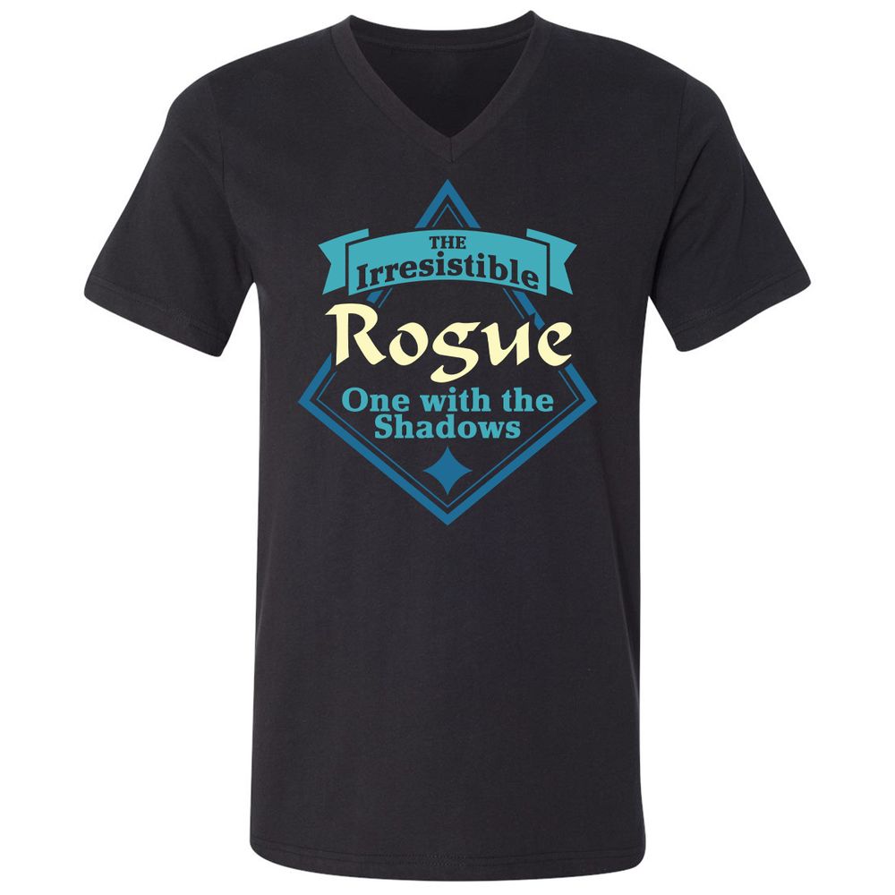 Unisex V-Neck T-Shirt - 9TS2EFKU - Black - 1