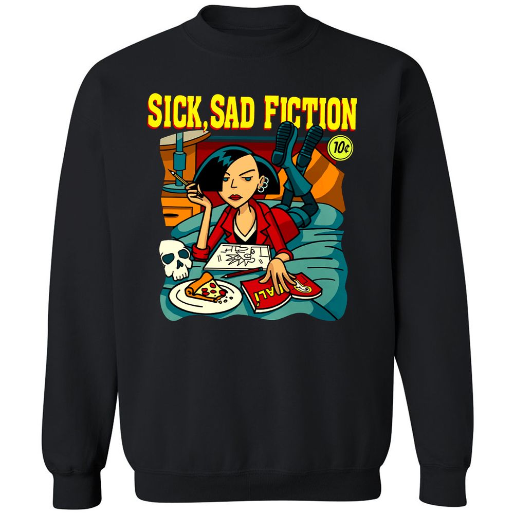 Classic Unisex Sweatshirt - E75WNK7K - Black - 1