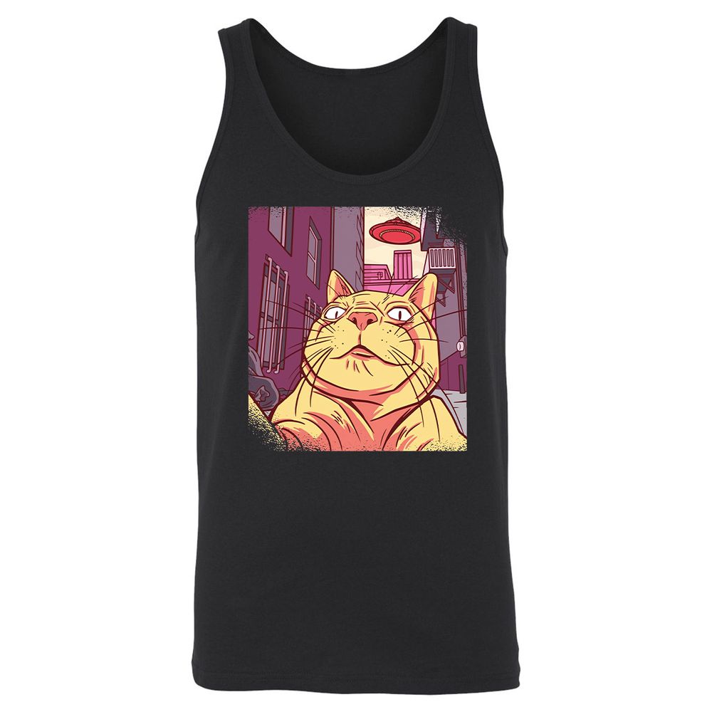 Unisex Jersey Tank - 3QUEBYNK - Black - 1