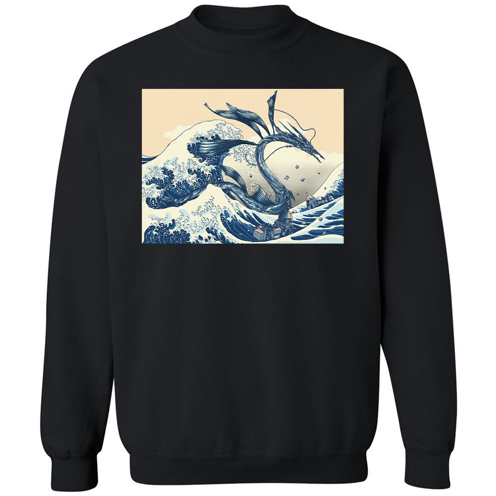 Classic Unisex Sweatshirt - P4Y1BWPE - Black - 1