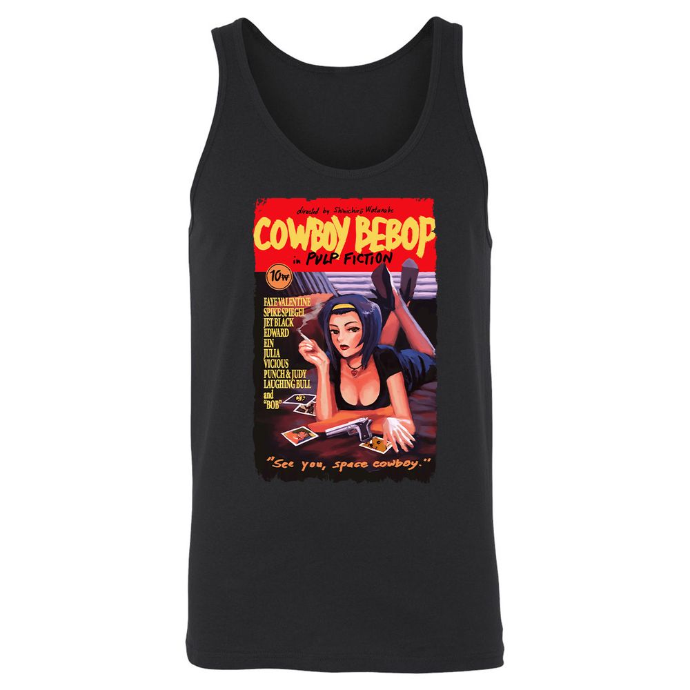 Unisex Jersey Tank - URXUJ6JG - Black - 1