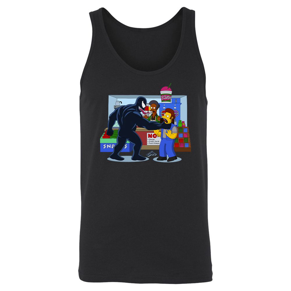 Unisex Jersey Tank - UT5WTU7H - Black - 1