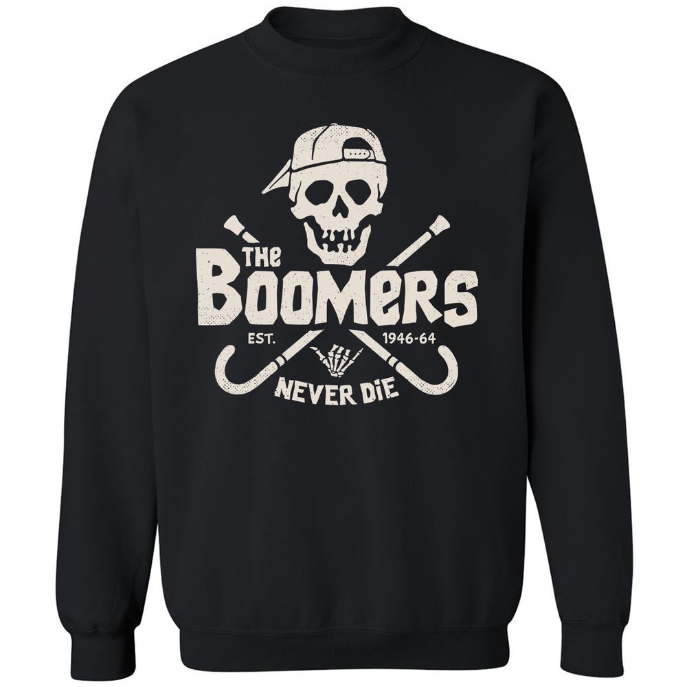 Classic Unisex Sweatshirt - RHAZ79Y9 - Black - 1