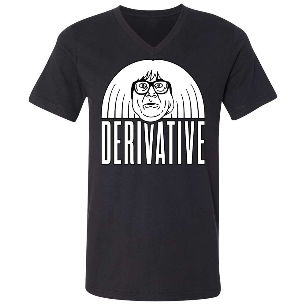 Unisex V-Neck T-Shirt - NCKZ2BPV - Black - 1