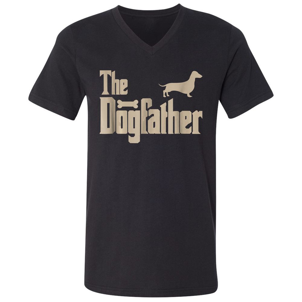 Unisex V-Neck T-Shirt - G9RL7C1B - Black - 1