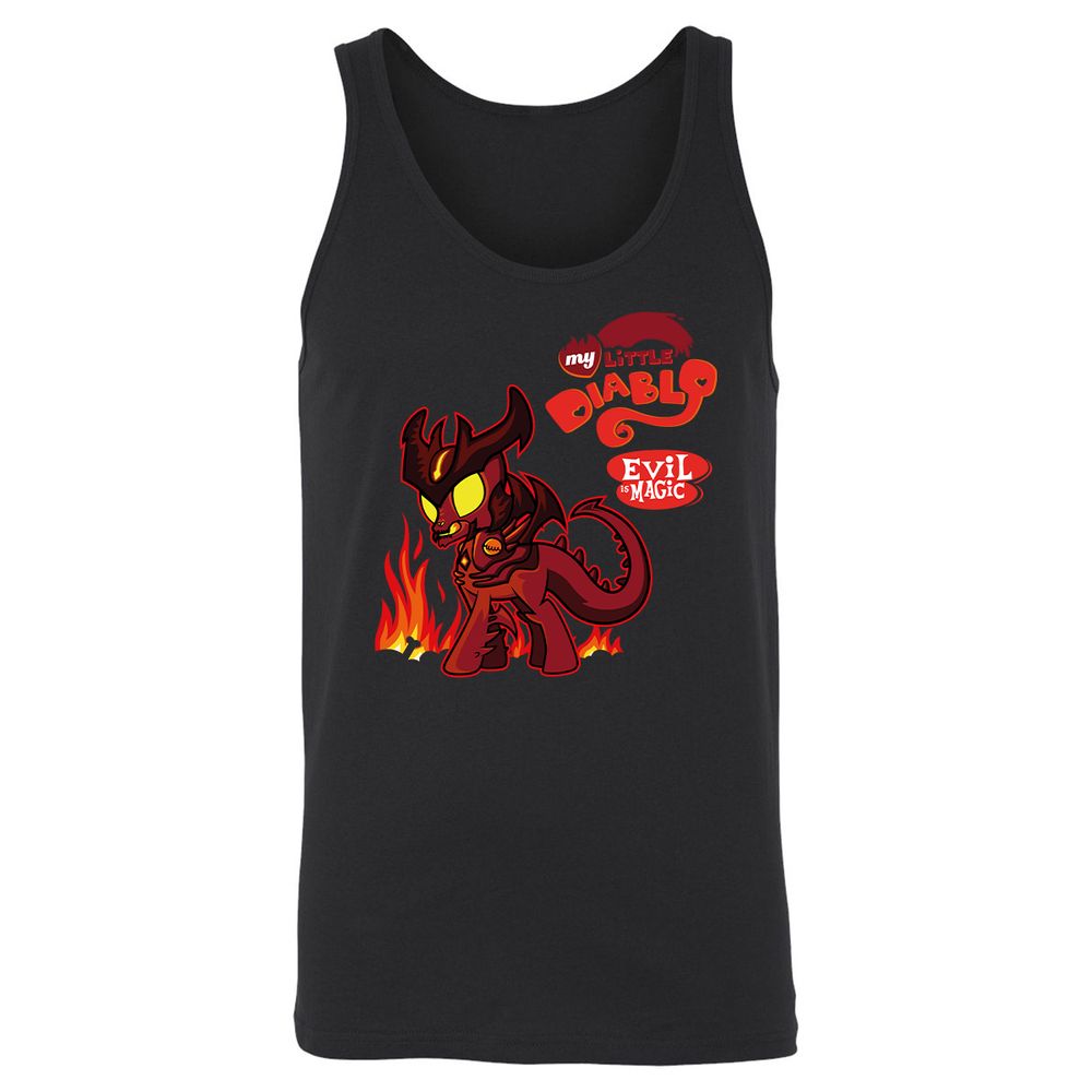 Unisex Jersey Tank - RTD53R49 - Black - 1