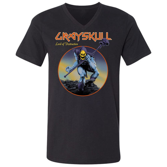 Unisex V-Neck T-Shirt - 84FZCFUN - Black - 1