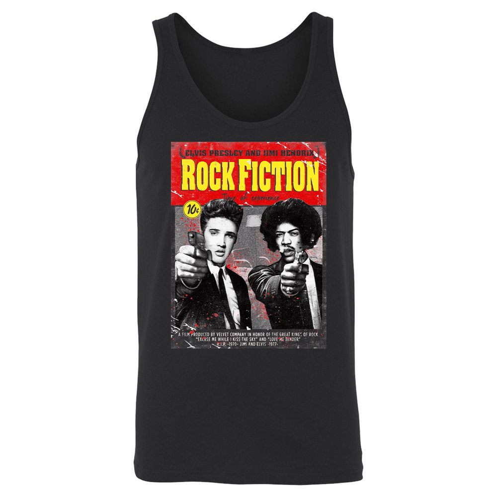 Unisex Jersey Tank - 32V33FLA - Black - 1