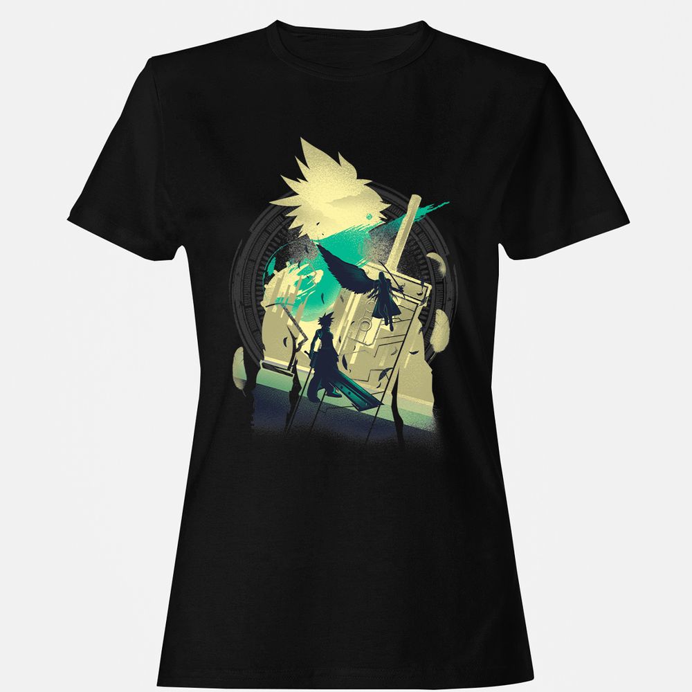 Women's T-Shirt - RLKQPBRR - Black - 1