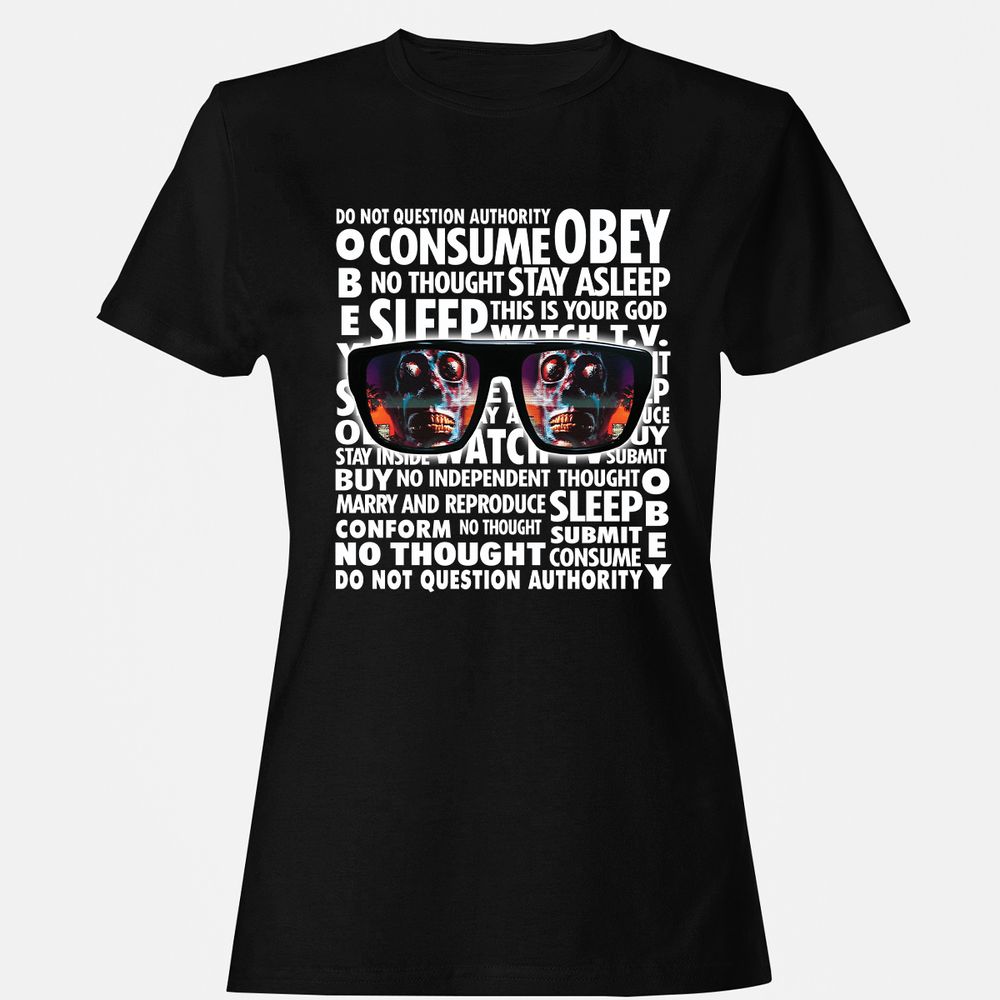 Women's T-Shirt - WDP5MYQ8 - Black - 1