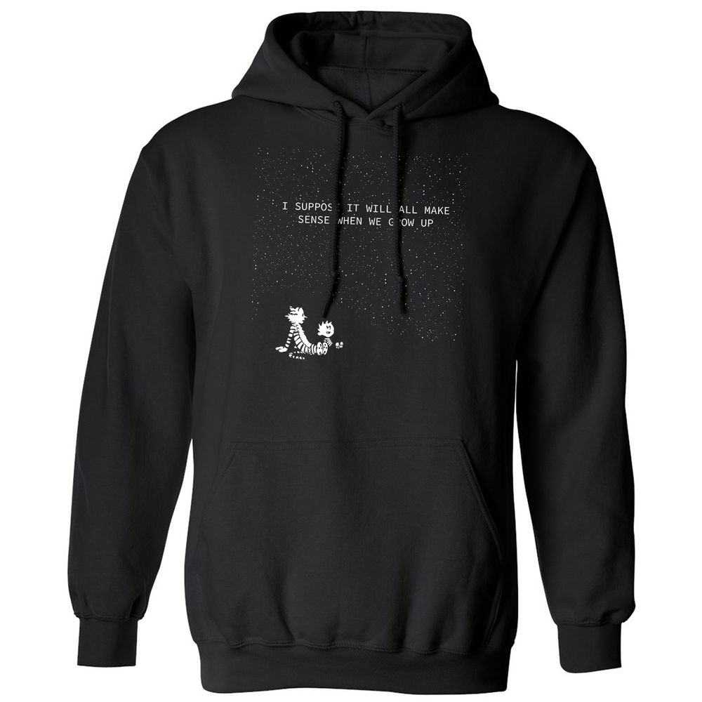 Calvin and Hobbes Stars - Black - 1