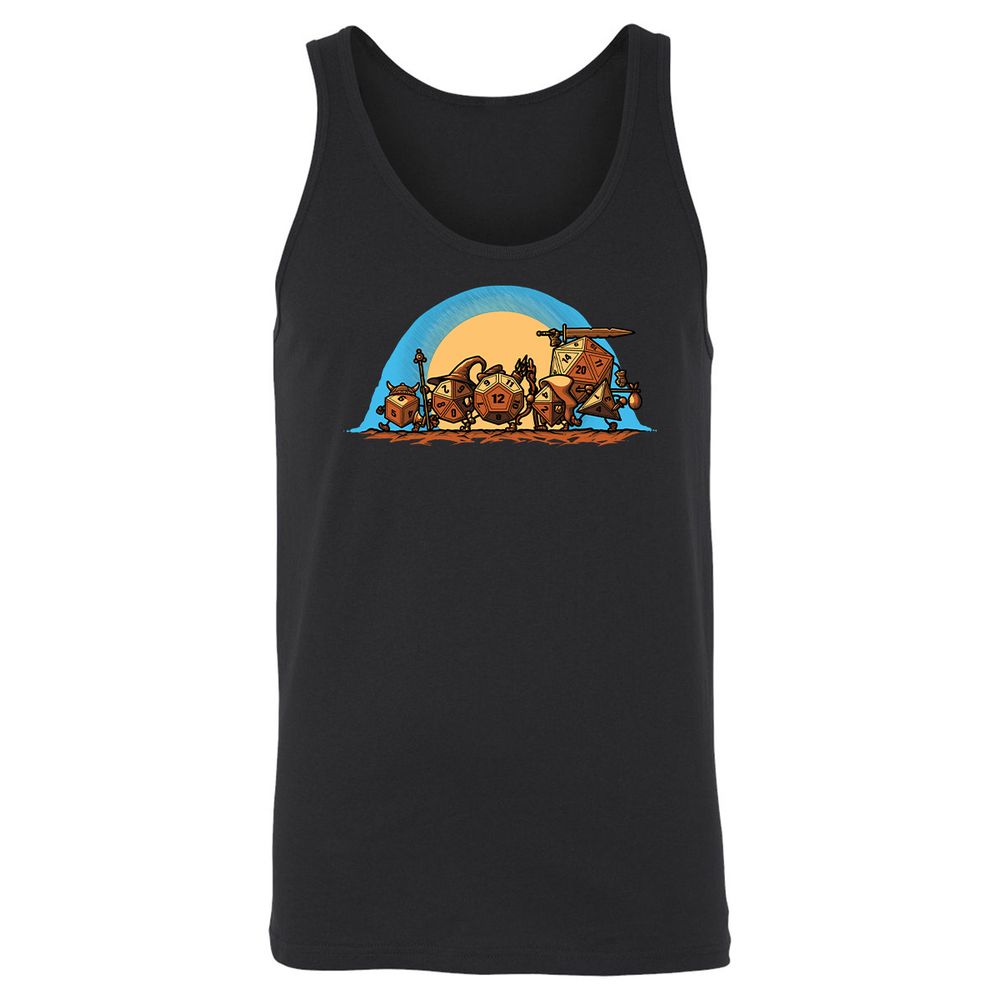 Unisex Jersey Tank - L3MQHADH - Black - 1
