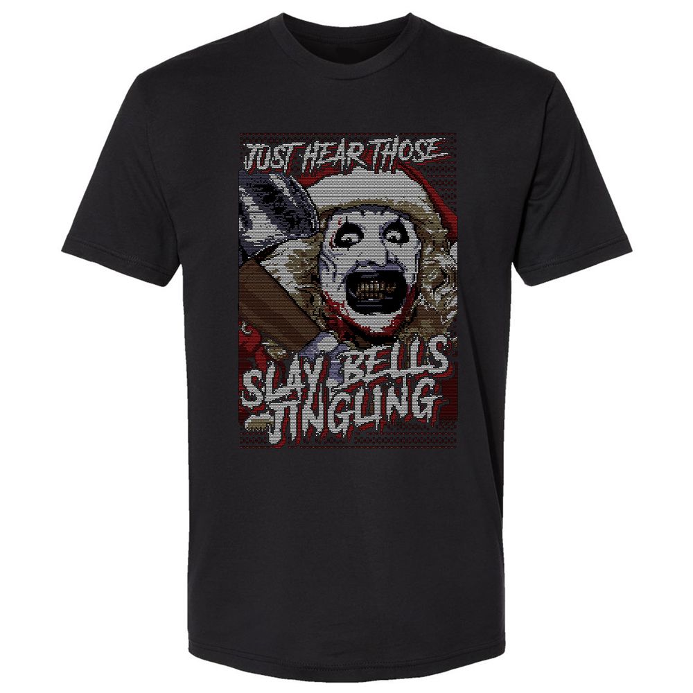Slay Bells Jingling Premium Unisex T-Shirt - Black - 1