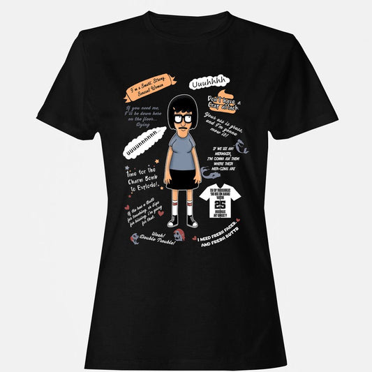 Women's T-Shirt - 8AUPW9M6 - Black - 1