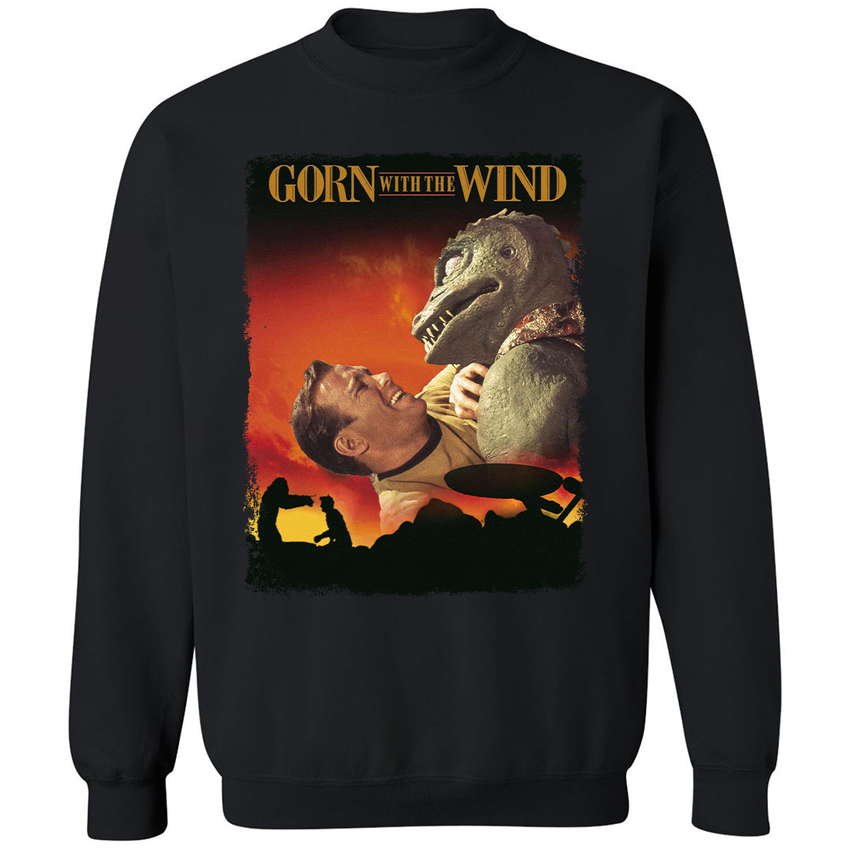 Classic Unisex Sweatshirt - CA3K9DXV - Black - 1