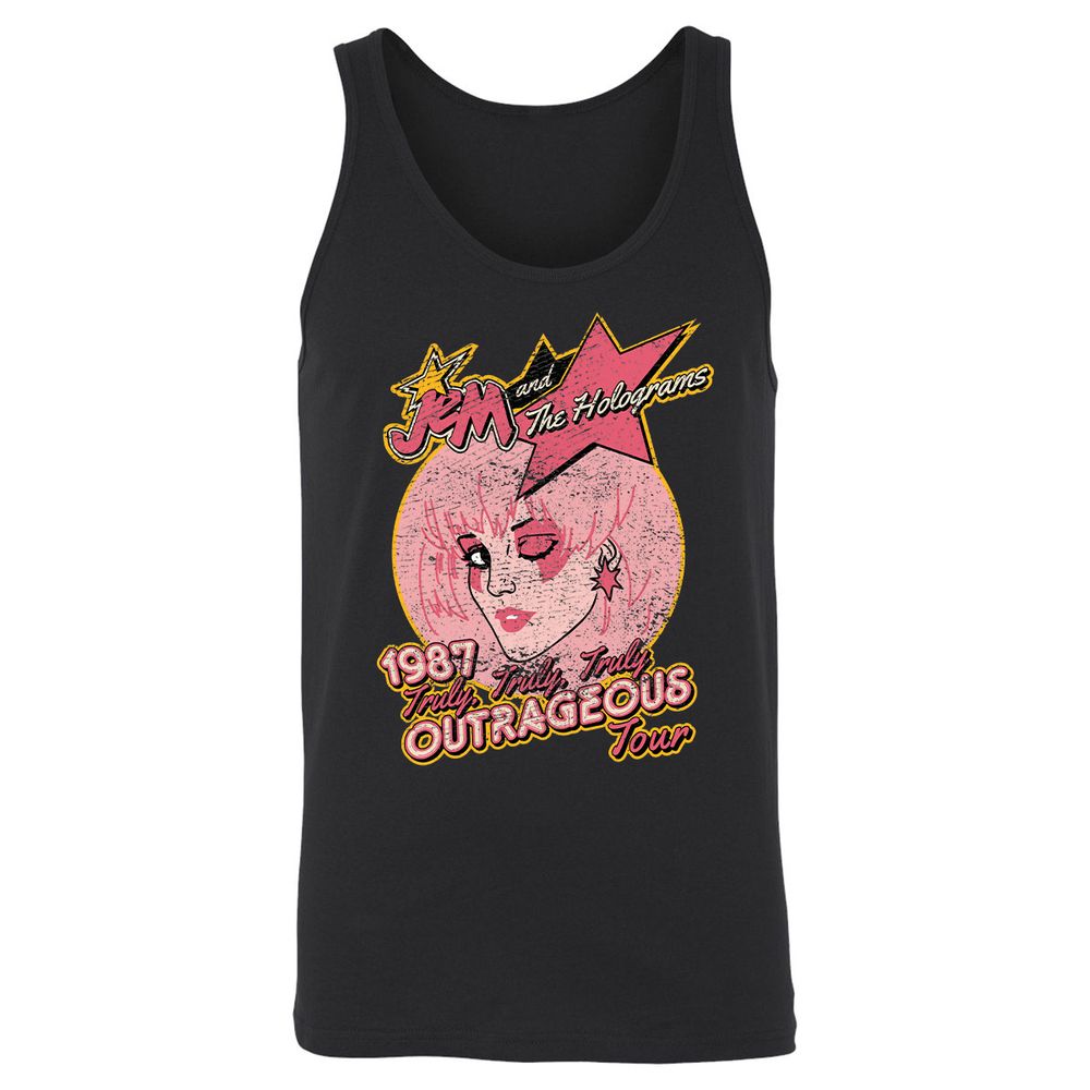 Unisex Jersey Tank - U5EKRC6D - Black - 1