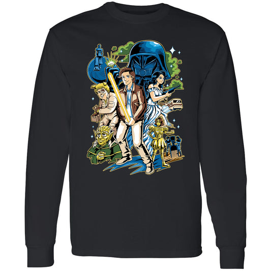 Long Sleeve T-Shirt - PW6U25DH - Black - 1