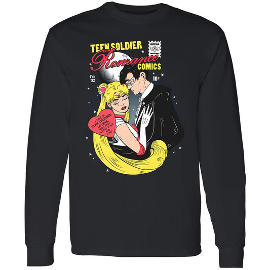 Long Sleeve T-Shirt - SLCL6H4K - Black - 1