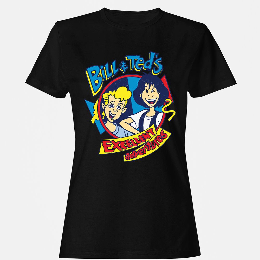 Women's T-Shirt - 7MDVJAQ5 - Black - 1