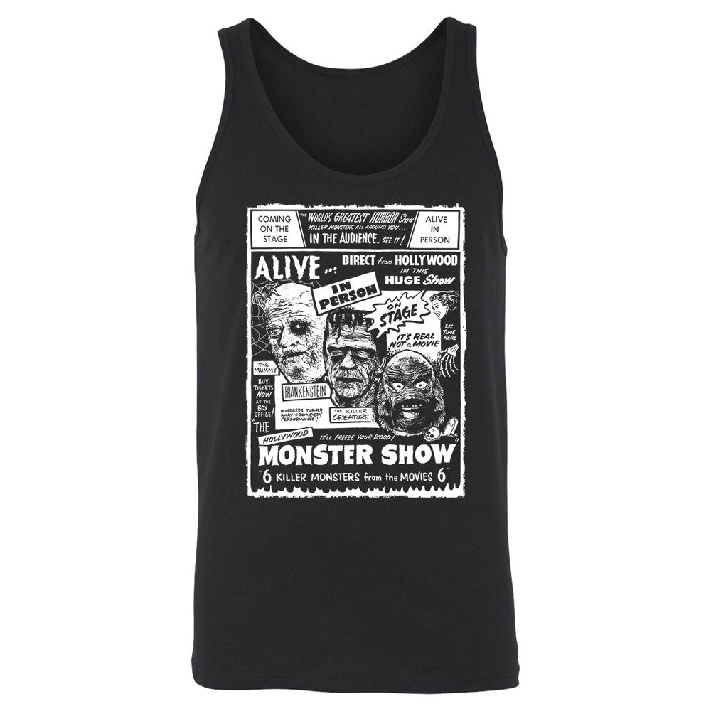Unisex Jersey Tank - 5X2UL63Q - Black - 1