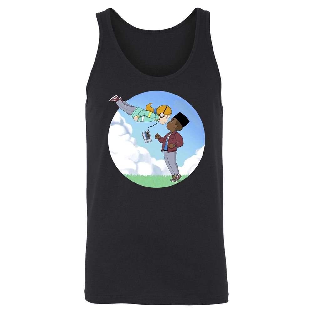 Unisex Jersey Tank - 58A6ZWDC - Black - 1