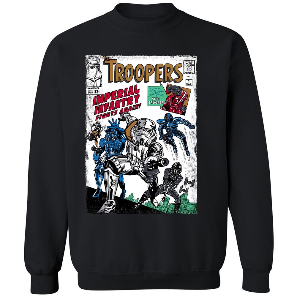 Classic Unisex Sweatshirt - SZ5CHWJ2 - Black - 1