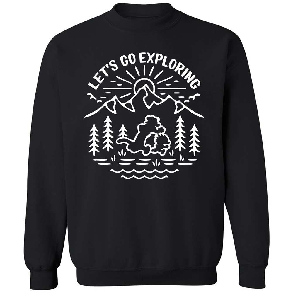 Classic Unisex Sweatshirt - TV47FCJG - Black - 1