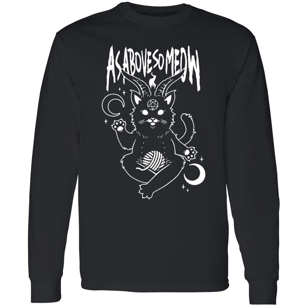 Long Sleeve T-Shirt - Q7L19YLF - Black - 1