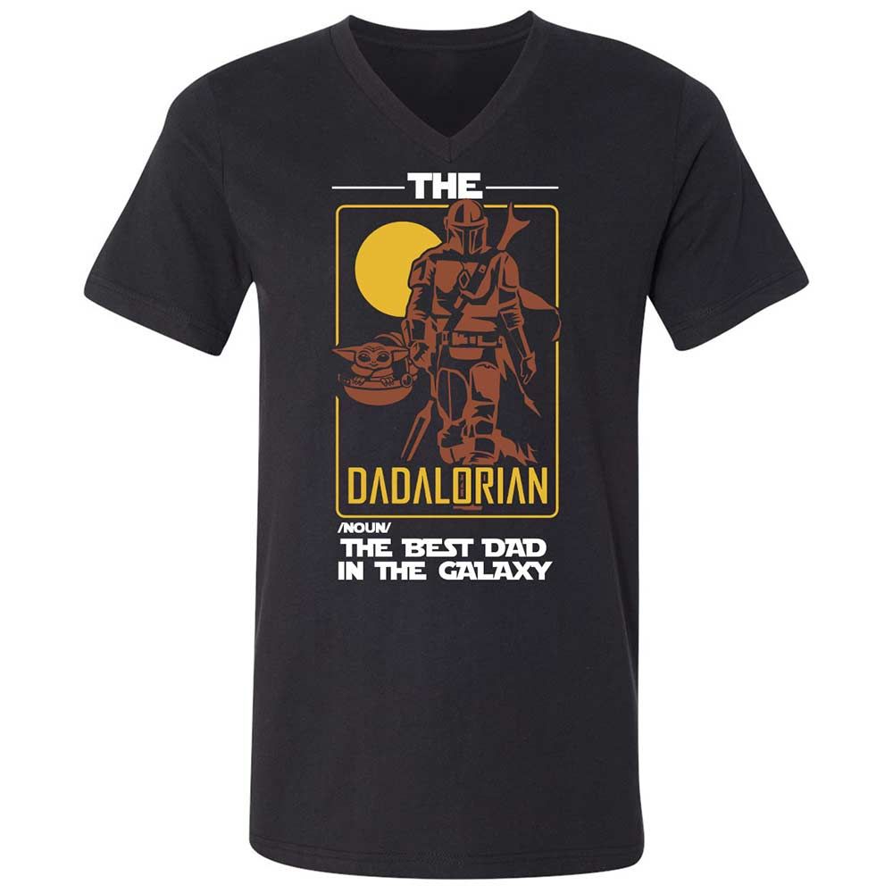 The Dadalorian The Best Dad In The Galaxy - Black - 1